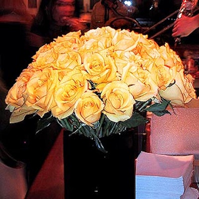 Joe Corns provided single-type flower bouquets for the event.