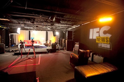The recordings studio within the venue accommodates 50 for intimate performances.