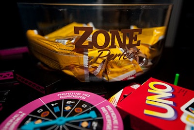 A fellow sponsor of SXSW, Zone Perfect has placed its nutrition bars in most festival venues.