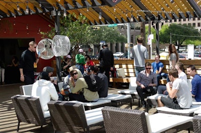 The Carrera Escape took over the 2,000-square-foot patio at downtown Austin's Cedar for three days, from 11 a.m. to 5 p.m.