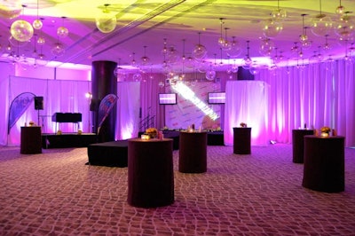 E Productions set up a runway down the center of the event space for the Sports Authority fashion show.