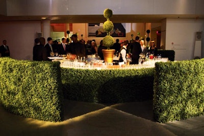 In November, the Museum of Modern Art held its annual film benefit with decor inspired by the evening's honoree, Tim Burton. SPEC Entertainment created Edward Scissorhands-style topiaries that formed a makeshift garden throughout the space.