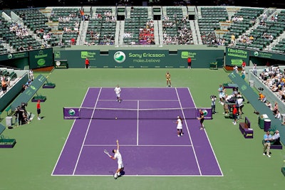 The match took place on the main court at Crandon Park.