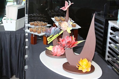 Stations displayed artful dessert presentations at Southern Nevada Children First's debut fund-raiser.