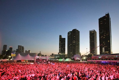 Ultra attracted over 100,000 people to Bicentennial Park on Friday and Saturday, more than double the attendance in 2009.