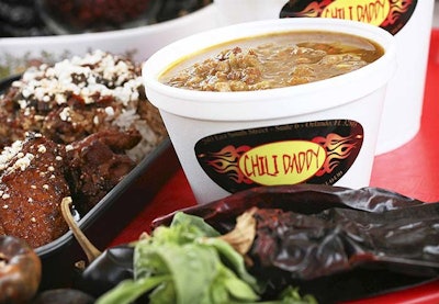 Chili Daddy has more than 15 flavors of chili available for catering.