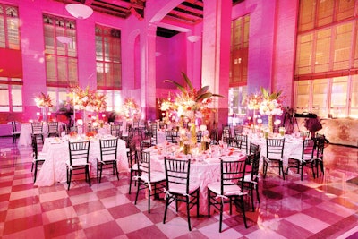 A private event designed by Anjé Soirees at the Alfred I. Dupont Building.