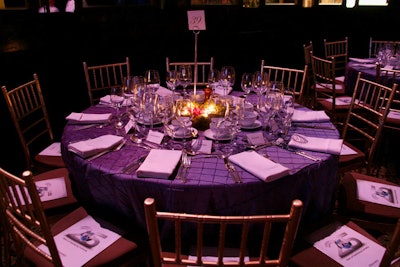 Director of events Amy Handler worked with Canard Inc. on the party's decor.