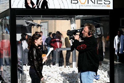 Fox's 'Bones-to-Pick Challenge,' promoting its show Bones, garnered coverage from multiple news crews.