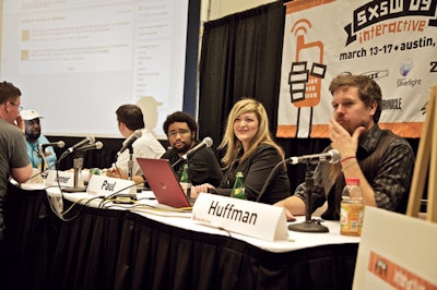 A panel of speakers at the South by Southwest Interactive Conference