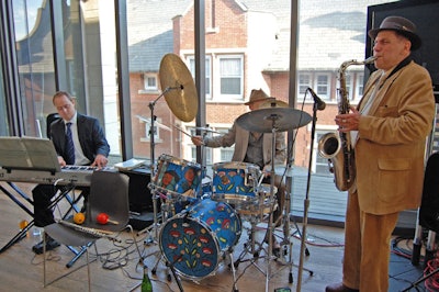 The Jim Heineman Trio performed for guests during the reception.