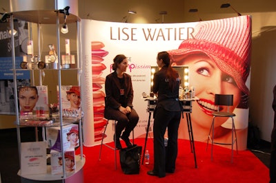 Brands like Lise Watier, Revlon, Dermalogica, and M.A.C. Cosmetics showcased products in the Beauty Lounge as part of the third annual Elle Canada Fashion and Beauty Event.