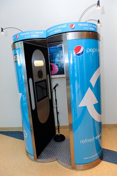 Participants who didn't speak up during the seminars could share their ideas in specially designed video booths.