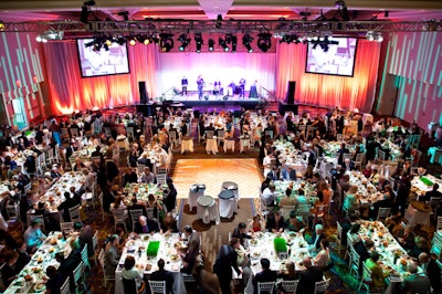 Event co-chair Bryan Rafanelli produced the decor for this year's gala.