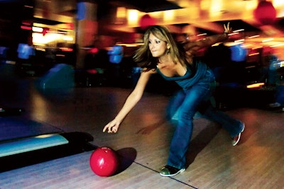 Lucky Strike Lanes has multiple team building games for groups.