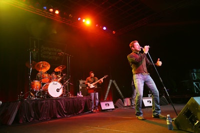 Grammy-nominated country music artist Ty Herndon performed.