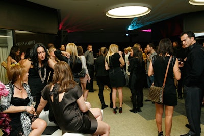 Moët sponsored an after-party upstairs at the Pacific Design Center.