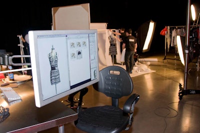 The event allowed prospective clients to see the inner workings of the company's photo studio.