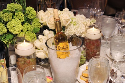 An array of wines were available for guests during the live auction and music programming.
