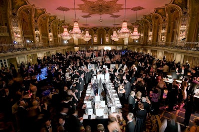 During the cocktail reception, guests perused a 43-lot silent auction in the grand ballroom of the Hilton Chicago.