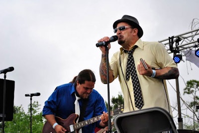 Contemporary blues band Juke performed early in the event.