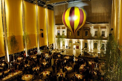 Tables for the dinner, which had been sold out for several months, ranged in price from $100,000 to $250,000. This year's gala set a new record, raising $9 million for the Costume Institute.