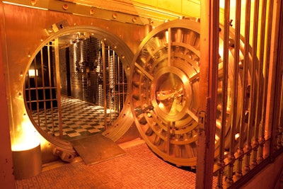 At the end of the night, a dessert reception took place in the vault.