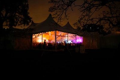 Dinner, a live auction, and dancing took place in an HDO tent on museum grounds.