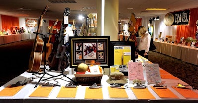 A vast silent auction contributed to the event's $2 million take.