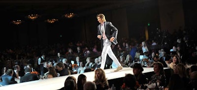 The event opened with a Tommy Hilfiger fashion show of the designer's spring 2010 collection.