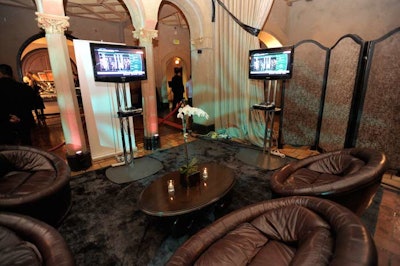 Plush seating groups surrounded gaming stations.
