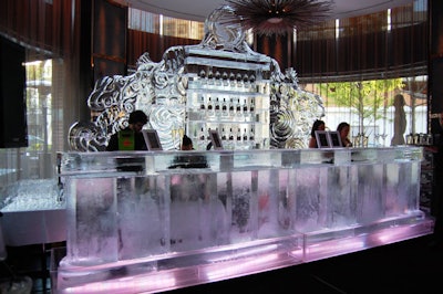LexPR called on Iceculture to create an elaborate ice bar—a replica of the wooden bar featured in the television ads for Russian Standard—for the cocktail reception, held at One Restaurant in the Hazelton Hotel.