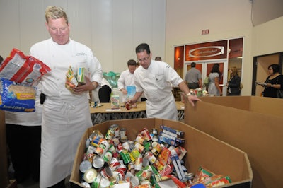 Three Square Food Bank was the event's charity partner.