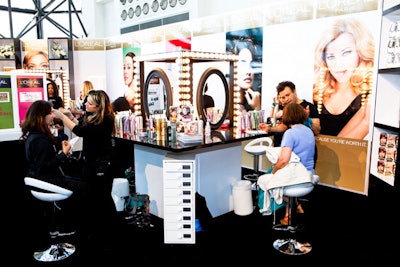 Sponsor L'Oréal Paris offered makeovers, sampling, and tips at the Javits Center and the day before at Gotham Hall.