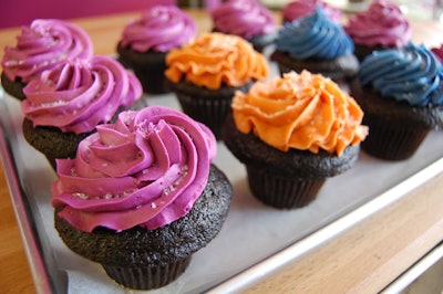 OMG Baked Goodness can supply sweets like vegan chocolate mini cupcakes for in-office or off-site meetings.