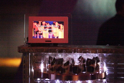 Disney used electronic frames to display the food descriptions at each station.