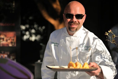 Chef Bobby Moore of Barking Frog was among the participants.