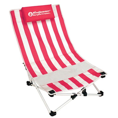 A branded folding chair from Best Promotions