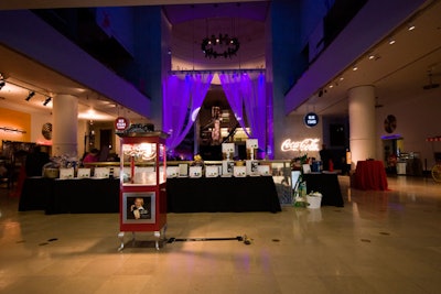A silent auction remained open all evening, and offered everything from movie memorabilia to trips and designer accessories.