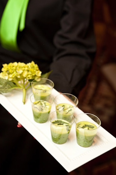 Boston Gourmet served passed hors d'oeuvres throughout the pre-concert reception.