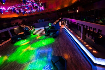 The cavernous space is available for buyout.