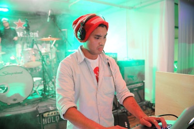 DJ Chad Hugo performed on Friday night.