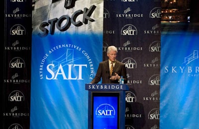 Bill Clinton was a keynote speaker at the SALT Conference.