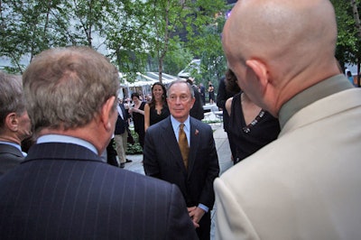 Though the party skipped a step-and-repeat, photographers snapped casual shots of high-profile guests—Mayor Michael Bloomberg, Chuck Close, and Hugh Jackman among them—during the cocktail hour.