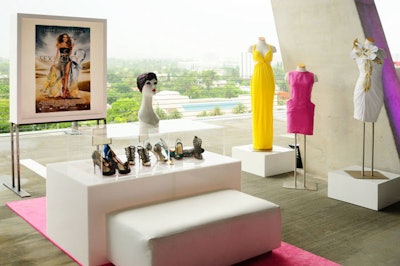 A boutique vignette showcased clothes worn in the first movie.