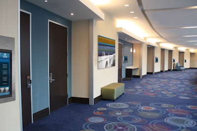 The nine-room Heights Executive Meeting Center is a new dedicated meeting space within the hotel.