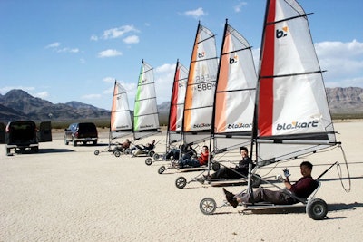 GoLandSailing.com brings groups to windy climes for a high-speed activity.