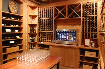 The Wine Establishment's new wine cellar design centre can be booked for private tastings.