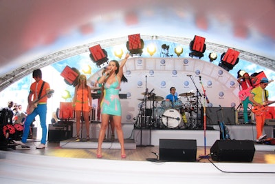 The biggest attraction of the promotion was Katy Perry, who performed her summer anthem 'California Gurls.'