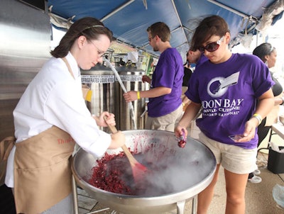 Gaylord National's Moon Bay Coastal Cuisine restaurant mixed up cold treats for patrons.